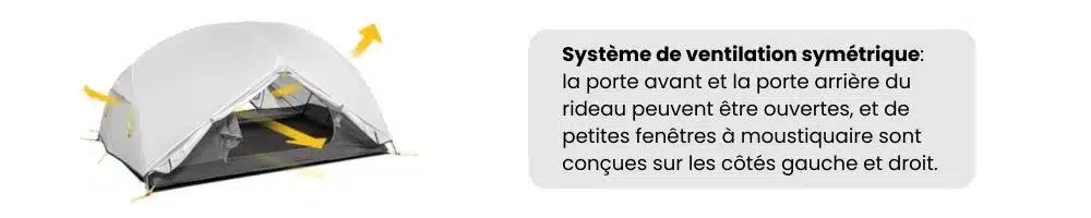 Montage de la tente Naturehike Mongar 2P